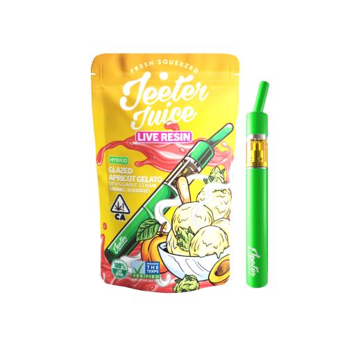 Glazed Apricot Gelato [disposable] 0.5g Vape Pen from Jeeter