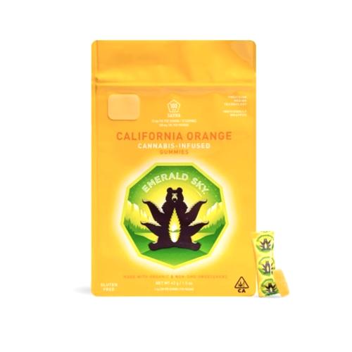 California Orange Sativa 0.1g Gummy from Emerald Sky on