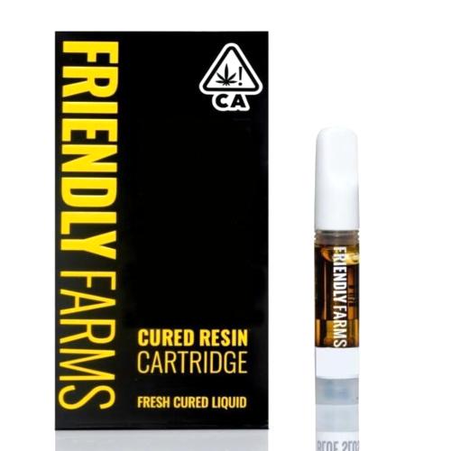 Gelato 33 Cured Resin 1g Vape Cartridge from Friendly Farms