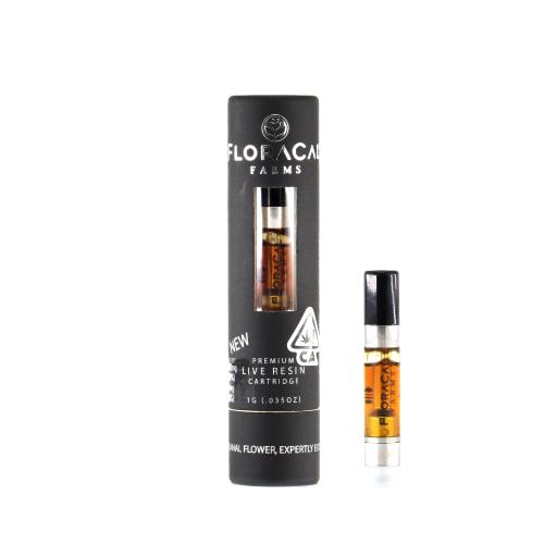 Kush Mints 1g Live Resin Vape Cartridge from FloraCal Farms